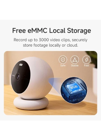 Беспроводная Wi-Fi камера видеонаблюдения Noorio B200, Full HD 1080P, аккумуляторная, цветное ночное видение, AI-обнаружение No Brand (393979082)