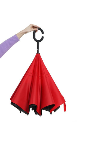 Красный ветрозащитный двойной зонтик, красный Supretto (318019873)