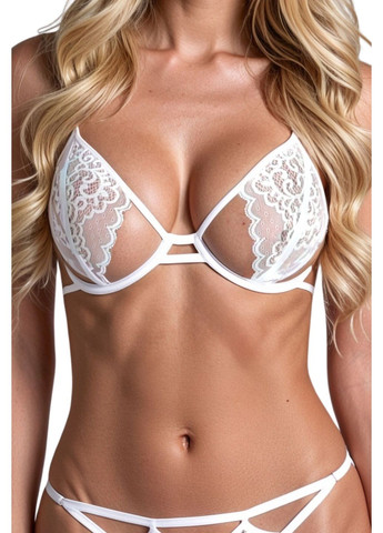 Белый демисезонный комплект resilque set white cherrylove Passion