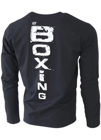 Черная лонгслив go fight win ls313abk black Dobermans Aggressive