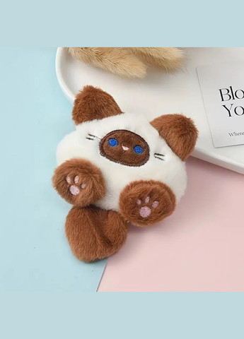 Плюшева іграшка у формі кота з хвостом, лапками та мордочкою No Brand (346871822)