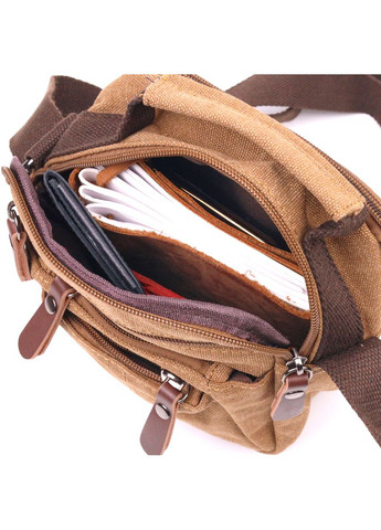 Мужская текстильная сумка через плечо кроссбоди 21245 Vintage (329198677)