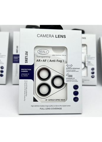 Отдельные линзы на камеру для 13 PRO Camera lens защитное стекло линза Metal AR+AF для айфона Titanium Grey / Серый No Brand (369137114)