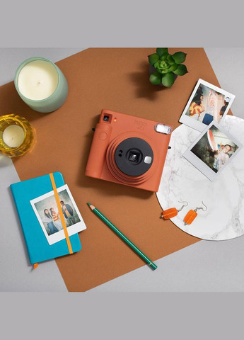 Подарунковий набір камера Instax Square SQ1, Фотопапір 80 шт, Чохол, Фотоальбом 80 фото Помаранчевий Fujifilm (329191877)