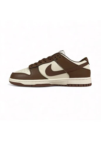 Комбіновані кросівки найк dunk low cacao wow No Brand