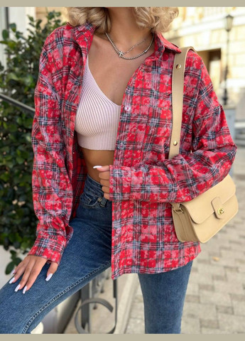 Красная рубашка No Brand