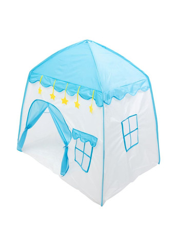 Детская игровая палатка домик для детей голубая 125х100х120 см палатка для игр и отдыха ProDobro (364190003)