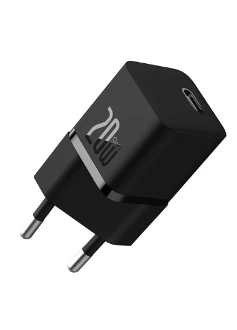 Мережевий зарядний пристрій GaN5 Fast Charger(mini) 1C 20W EU Black Baseus (380483045)