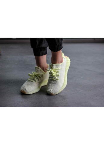 КРОССОВКИ ЖЕНСКИЕ ADIDAS YEEZY BOOST 350 V2 BUTTER АДИДАС ИЗИ БУСТ No Brand жёлтые демисезоны (367172956)
