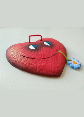 Керамическое настенное панно "Сердце с цветком" Коти&Ангели (301533113)