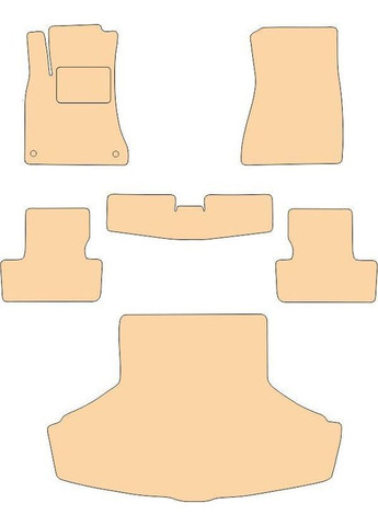 Ворсовые коврики в салон для Лексус/ Lexus 220 2005-2013 Beltex IS (360616127)