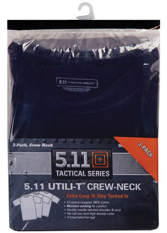 Футболка с коротким рукавом 5.11 Utili-T Crew - Three Pack Dark Navy 5.11 Tactical (315821924)