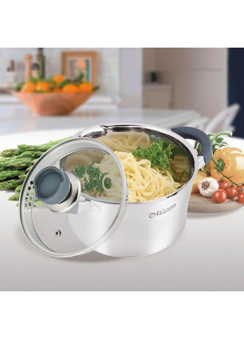 Каструля з кришкою MR-3507-24 5,6 л 24 см Maestro (349222292)
