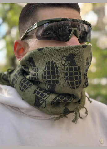 Захисні тактичні сонцезахисні окуляри Олива з 3 посиленими змінними лінзами Solve (329741356)