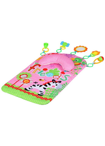 Дитячий килимок, що розвиває, м'який, подушка-підгрудник, 5 підвісок Baby Go (288138272)