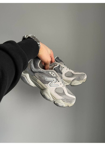 Кросівки жіночі і чоловічі New Balance 9060 shadow grey concrete silver | Нью Беланс 9060 сірі No Brand сірі демісезони (361668008)