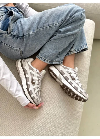Бежевые демисезонные кроссовки мужские nike p-6000 beige brown найк п-6000 бежевые No Brand