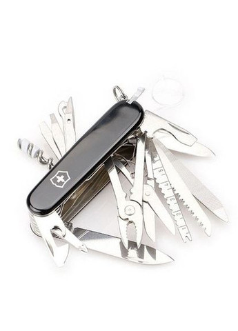 Комплект нож SwissChamp Black 1.6795.3 + Чехол с фонариком Police Victorinox (317305809)