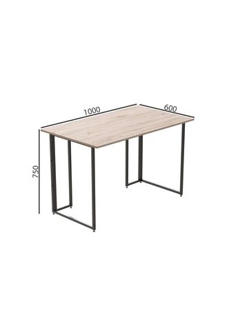 Комп'ютерний стіл Ханна 75x100x60 чорний ДСП 16мм FRD-103474 Ferrum-decor (353500183)