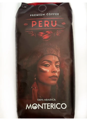 Кава в зернах Peru 100% арабіка 1кг (Іспанія) Monterico (382388323)