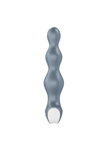 Анальная пробка с вибрацией Lolli-Plug 2 серая Satisfyer (347312728)