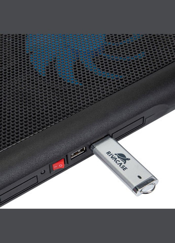 Охлаждающая подставка для ноутбука 5557 black RIVACASE (339082795)