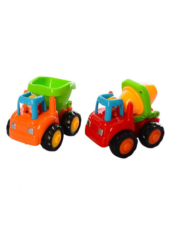 Набор игрушечных машинок Стройтехника инерционные 9х38х23 см Hola (289459132)