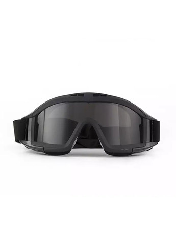 Тактичні окуляри захисна маска Revision з 3 лінзами/Балістичні окуляри зі змінними лінзами (чорна) Daisy (280826680)