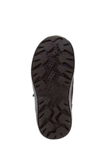 Черные повседневные, кэжуал осенние ботинки детские для девочек Geox