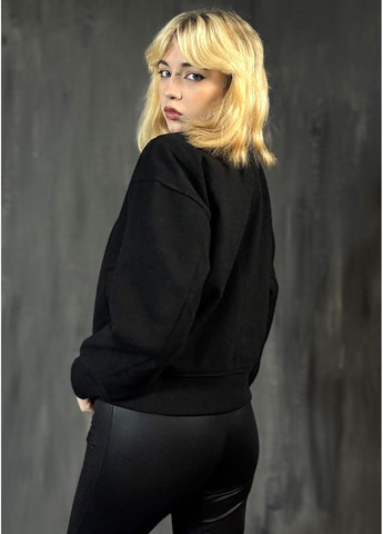 Черная демисезонная куртка-бомбер весенне-осенняя Old Navy