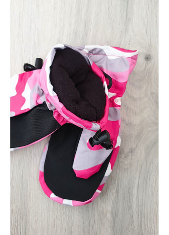 Балоновые перчатки на флисе для девочек 4-6 лет No Brand (363057911)