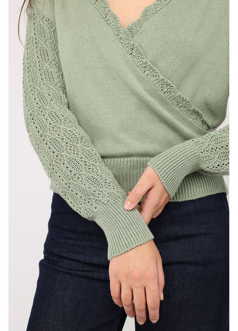 Пуловер жіночий колір зелений CB-00285726 Yuki (366038017)