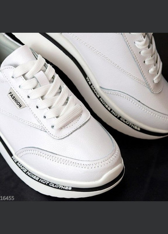 Кожаные женские кроссовки, кроссовки деми KDSL Tower белые демисезоны (315454456)