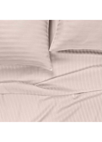 Двоспальна постіль сатин із простирадлом на гумці PASTEL CS1 180х220 см Cosas (307477308)