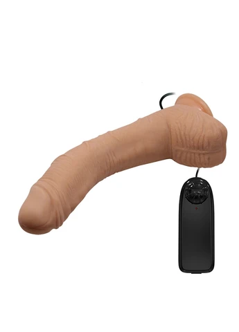 Фалоимитатор с мошонкой с вибро BEAUTIFUL ALEX DILDO Pretty Love (383096926)