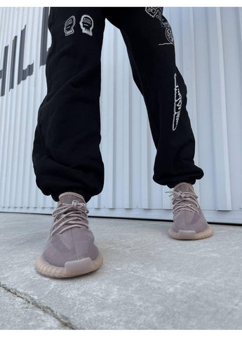Сірі Осінні кросівки чоловічі adidas yeezy boost 350 mono mist адідас ізі буст No Brand