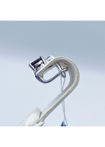 Сережки срібні з гранатом 3,49 г No Brand (369737036)