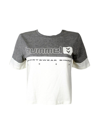 Комбинированная летняя футболка женская Hummel