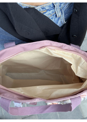 Сумка через плечо молодежная, студенческая нейлоновая школьная сумка со значками молочная. Сумка для прогулок. No Brand (356178909)