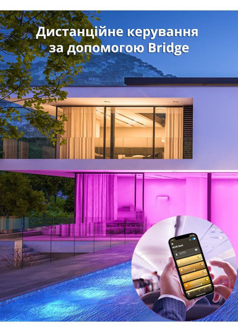 Умная LED лампочка E27 White G93 Retro, ZigBee, Bluetooth, Apple HomeKit Philips Hue (371763921)