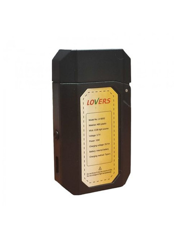 Электроимпульсная спиральная зажигалка M8 с фонариком 3W, зарядкой от USB MDR No Brand (371794108)