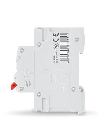 Автоматичний вимикач RS4 "RESIST", White, 16A, 4500A, 230V/400V, 1 полюс, крива відключення "C", модульний (Din-рейка), переріз Videx (395345642)