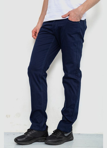Темно-синие кэжуал демисезонные брюки Ager