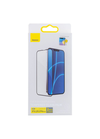 Защитное стекло 0.23 mm для iPhone 13/13 Pro/14/16e (2 шт) SGQP020101 Baseus Apple iPhone 16e,Apple iPhone 13 Pro,Apple iPhone 13,Apple iPhone 14 (341308210)