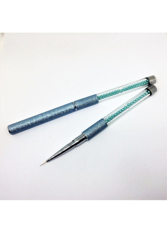 Пензлик для малювання лайнер 7 мм з захисним ковпачком блакитний Loya (365783424)