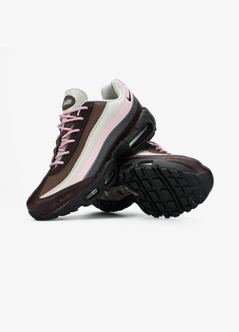 Коричневі Осінні кросівки чоловічі nike air max 95 "black violet" | найк аір макс 95 коричневі No Brand