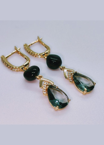 Сережки 3175 з натурального бурштину MINOV (316470506)