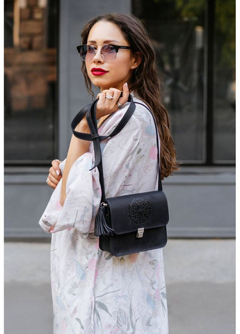 Кожаная женская бохо-сумка Лилу синяя Crazy Horse BlankNote кросс-боди (348359319)