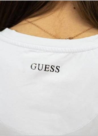 Белая футболка женская Guess