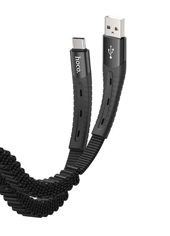 Кабель U78 USB to Type-C колір чорний ЦБ-00220481 Hoco (282743712)